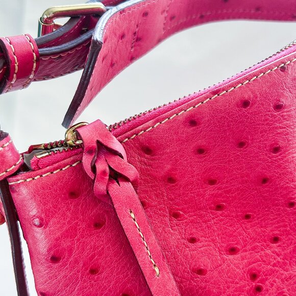 Dooney & Bourke Dillen Hobo Bag, Pink Pebbled Leather, Orig. $298.00 - Picture 9 of 12